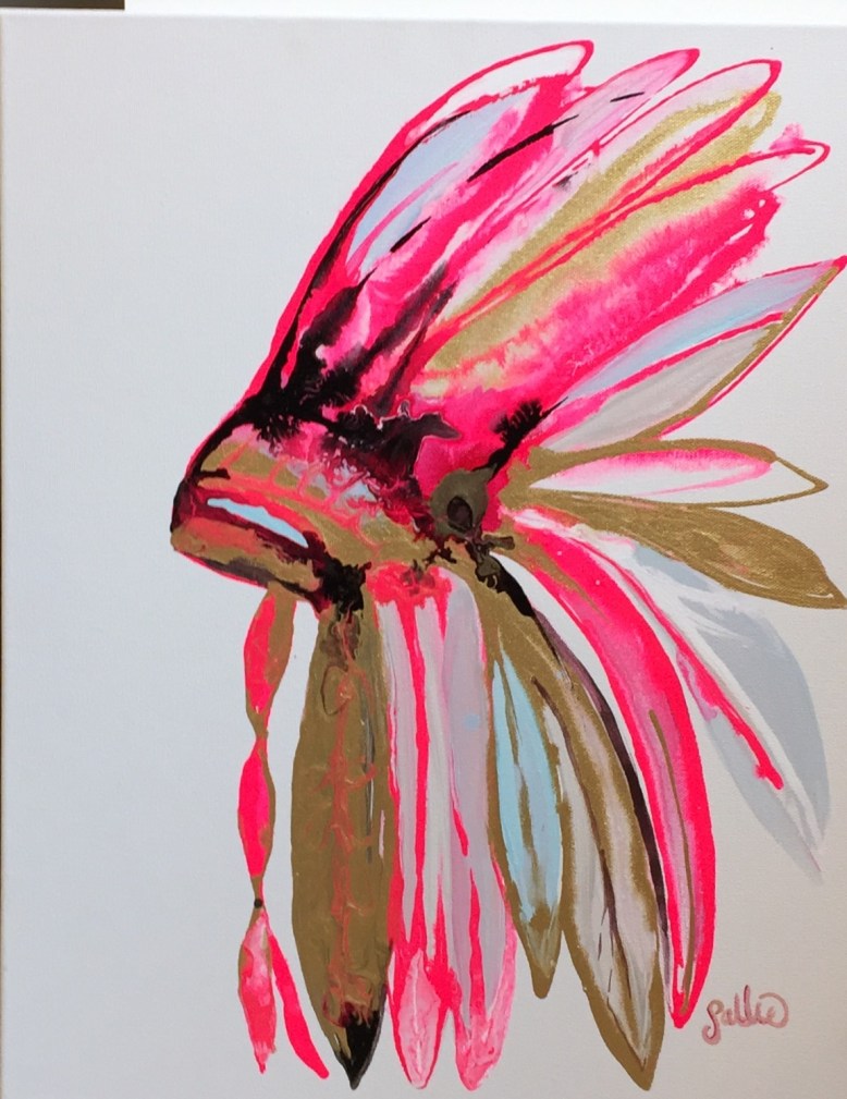 Sallie Robbins 16x20 "Heady I" $275